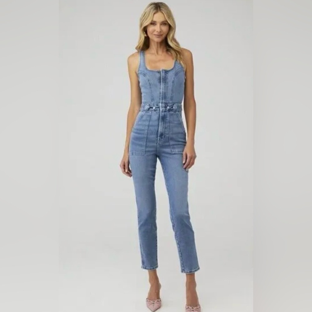 Good American Fit for Success denim Jumpsuit NWT 3X